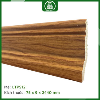 Phào nhựa PS Lục Thủy cao 7.5cm- Len chân tường cao cấp - Chống nước, mối mọt