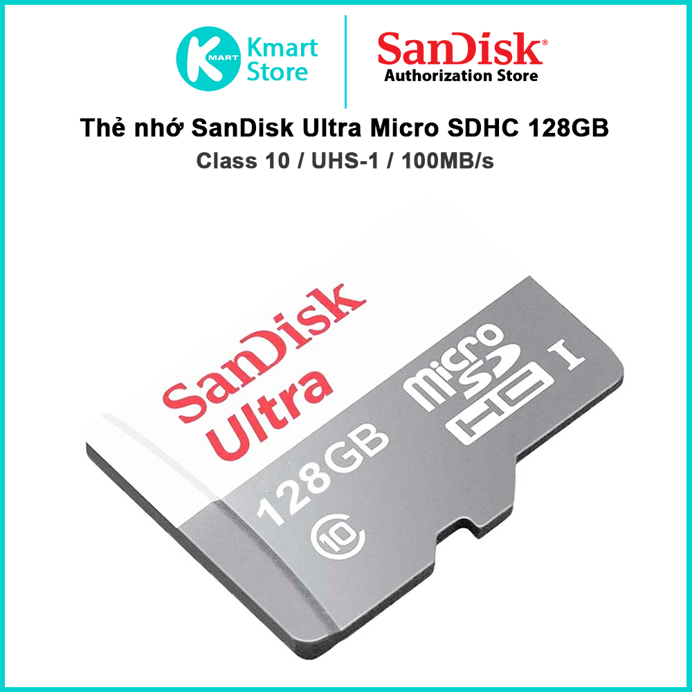 Thẻ nhớ Sandisk Ultra MicroSDHC  UHS-I Class 10 - Hàng Chính Hãng