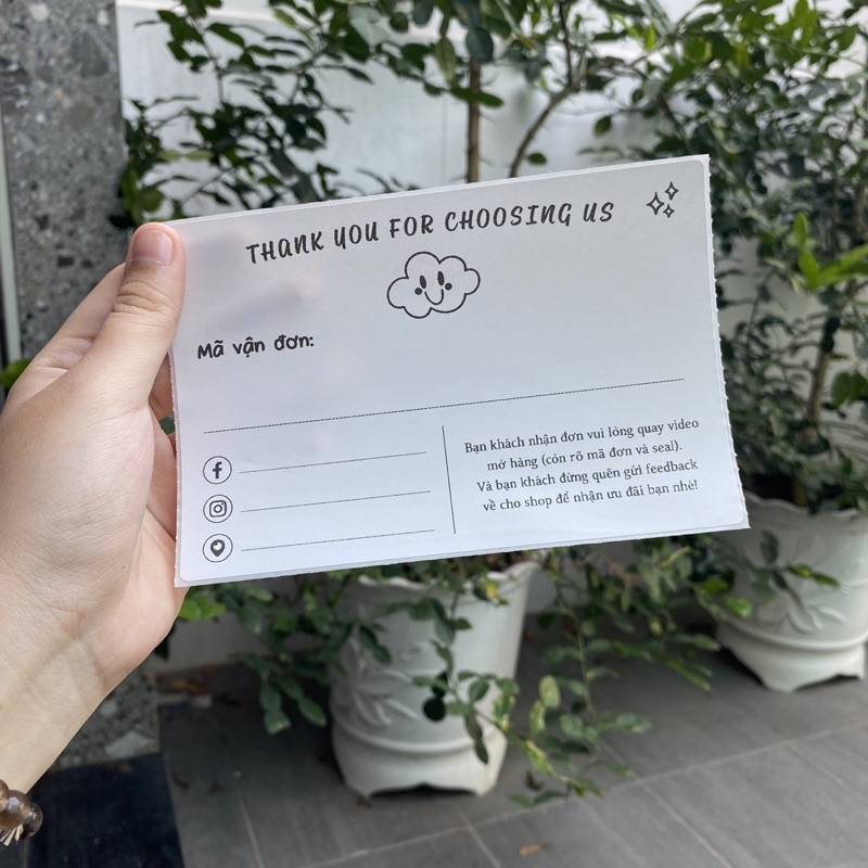 Combo 50 Phiếu Giao Hàng sẵn keo 10x15cm ghi thông tin khách,mã vận đơn cho shop bán hàng online Văn Phòng Phẩm Hà Đông