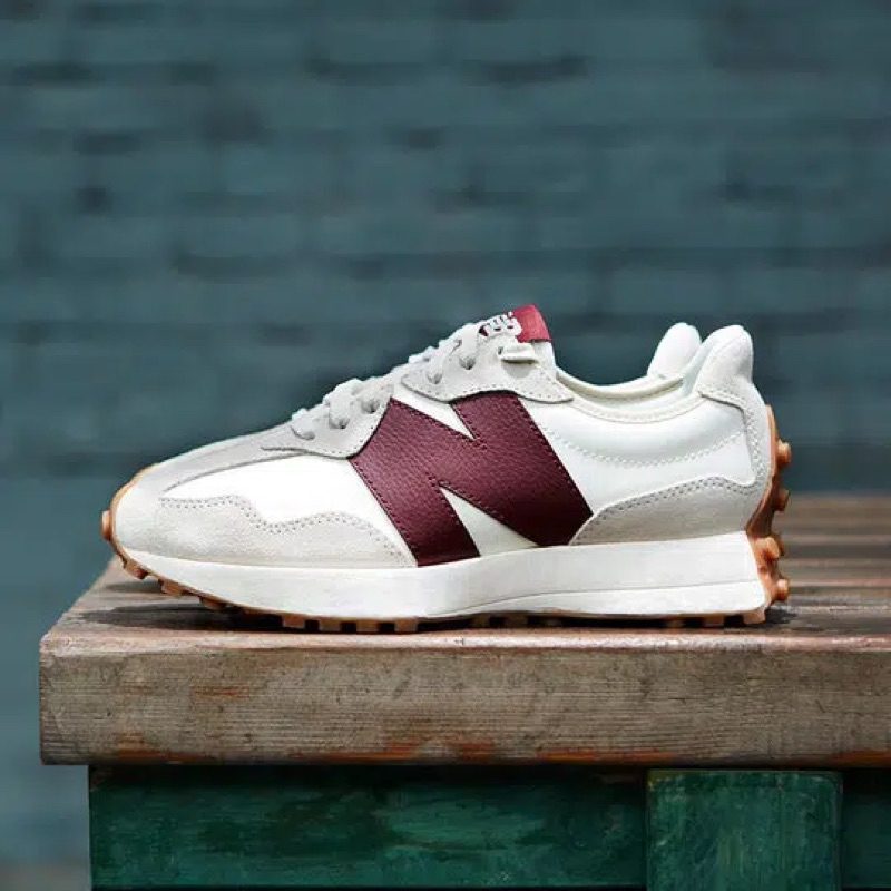 Giày New Balance 327 ‘White Dark Red’ WS327KA FREE SHIP