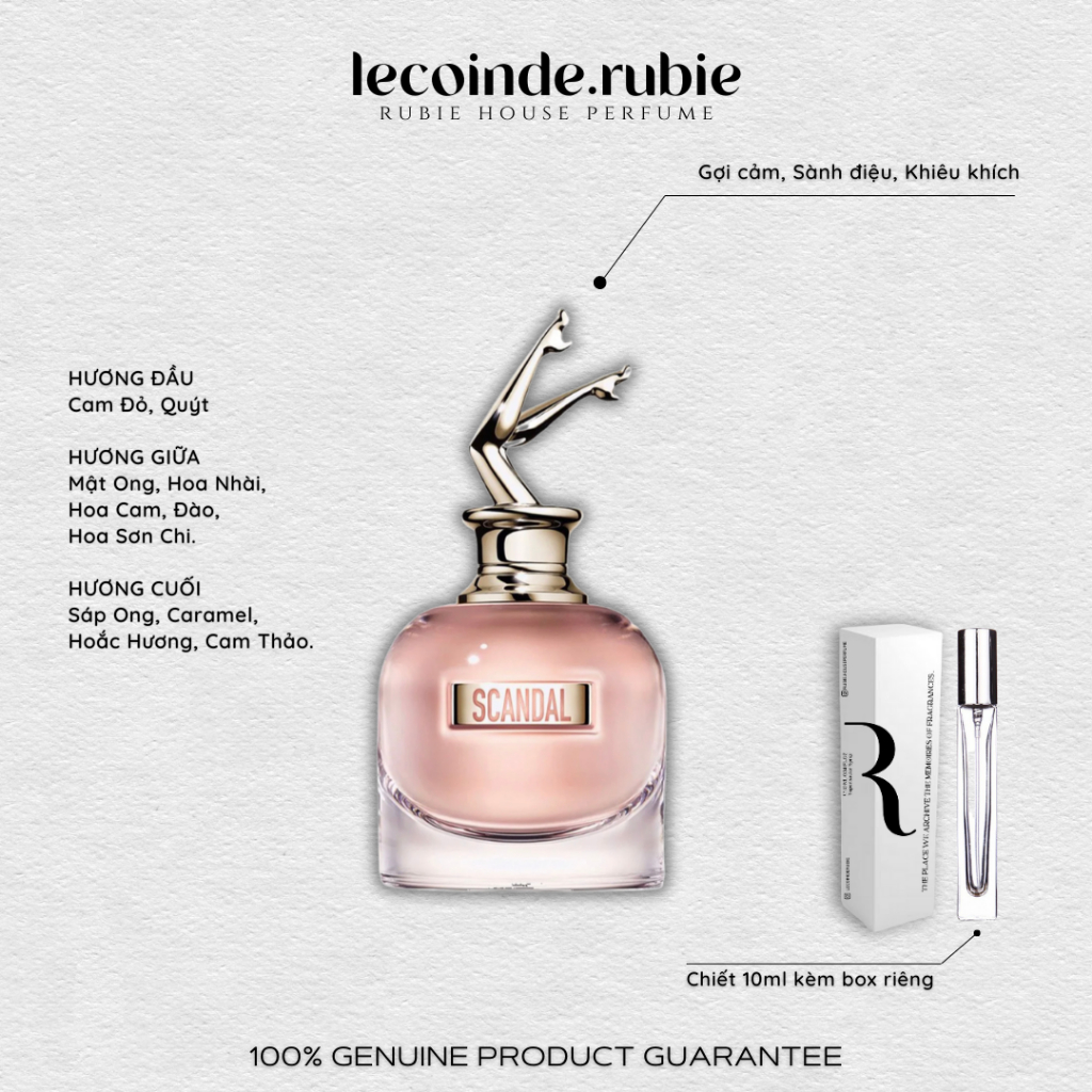 SCANDAL • Eau de Parfum / Her - 10ML Nước Hoa Chính Hãng