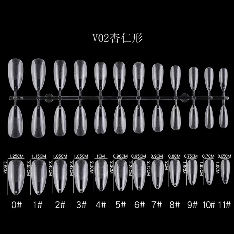 Móng up vinimay Soft Gel đủ phom,12 size/ 552 móng vinimay Chính Hãng