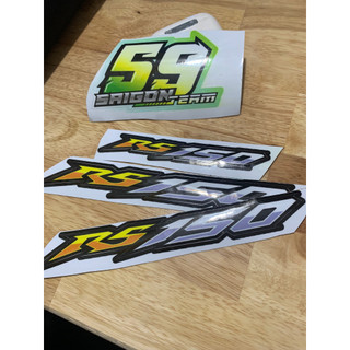 Tem dán xe sitcker logo "RS150"
