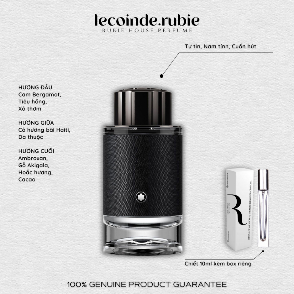 EXPLORER • Eau de Parfum - 10ML Nước Hoa Chính Hãng
