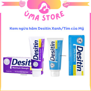 Kem ngừa hăm Desitin Xanh/Tím của Mỹ
