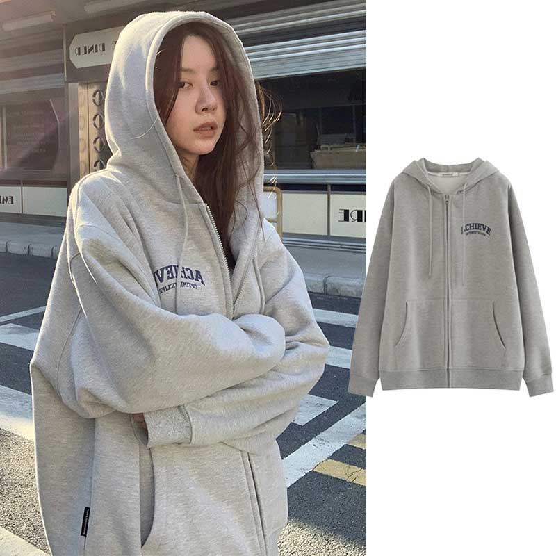 Áo Khoác Nỉ Hoodie, Áo Hoodie zip Khóa Kéo Dáng Rộng Dài Tay Nam và Nữ in HỌA TIẾT Thời Trang Mùa Đông Cho Nam Nữ