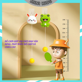 Bóng Bàn Treo Tường Hoặc Gắn Cửa Đồ Chơi Cho Bé Tập Phản Xạ Và Giải Trí Thể Thao, Quà Tặng Sinh Nhật Cho Bé