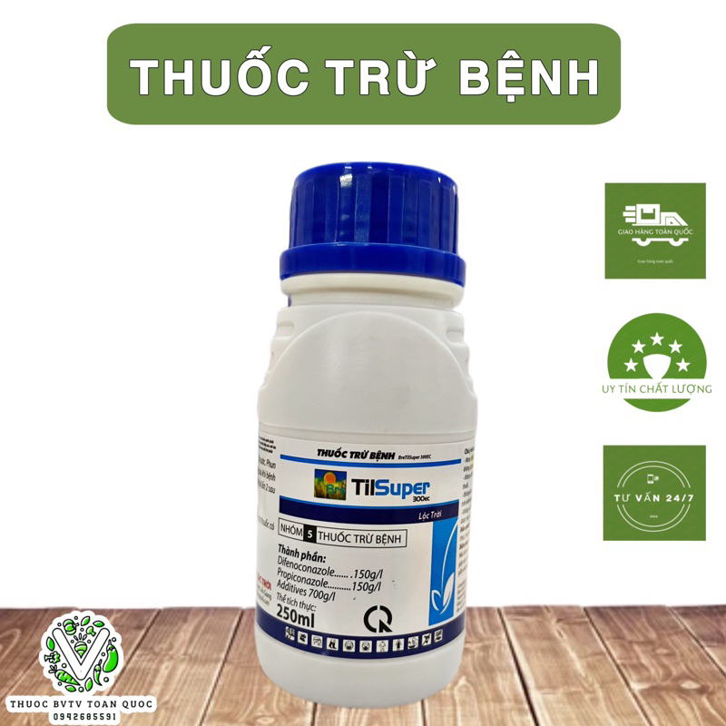 Thuốc trừ bệnh rỉ sắt, thán thư, khô vằn, lem lép hạt BRETIL SUPER 300EC -240 ml