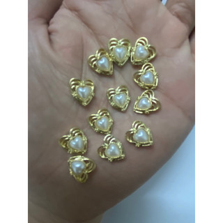 charm trái tim,charm trái tim gắn móng
