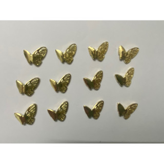 charm đá hình bướm, charm bướm gắn móng