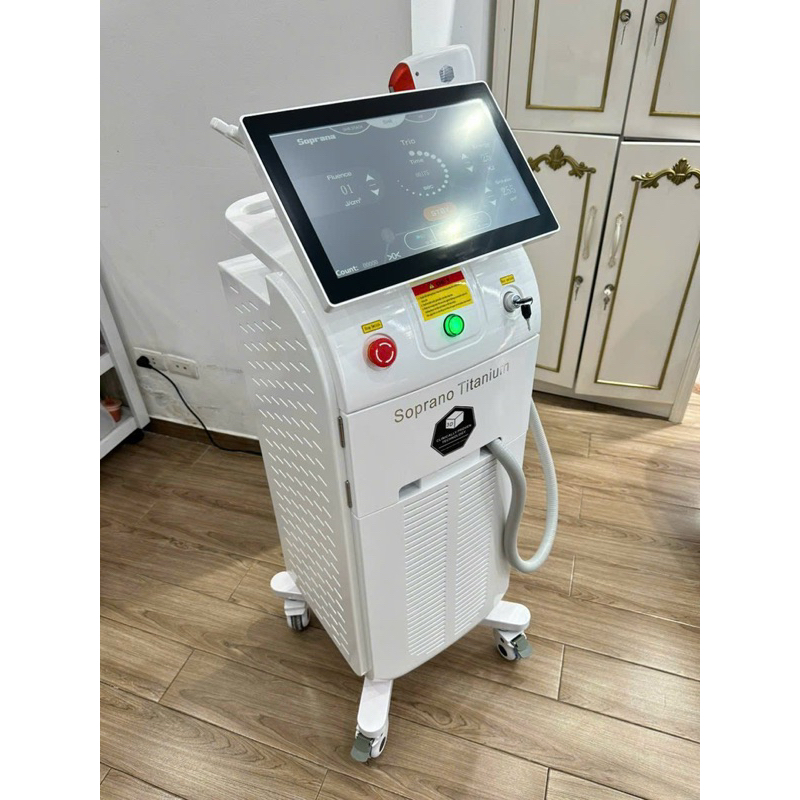 BH 24 tháng-Siêu phẩm triệt lông. Máy triệt lông Diose laser 808 Soprano titanium 1 tay cầm