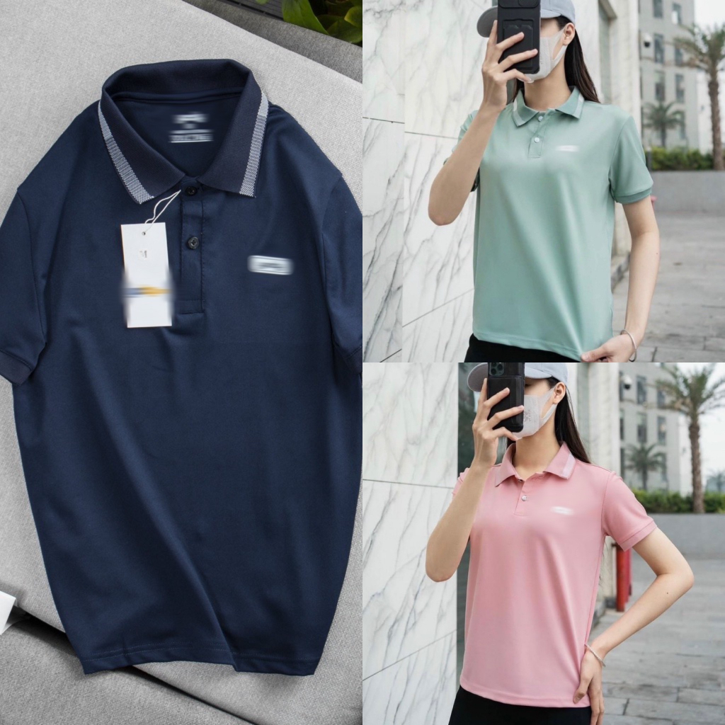 Áo polo nam nữ, cổ viền trẻ trung, hiện đại dành cho mọi lứa tuổi, vải co giãn 4 chiều thấm hút mồ hôi thoáng mát