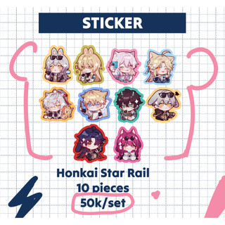 [MẪU MỚI] Sticker Honkai Star Rail by Loading Gâu Gâu
