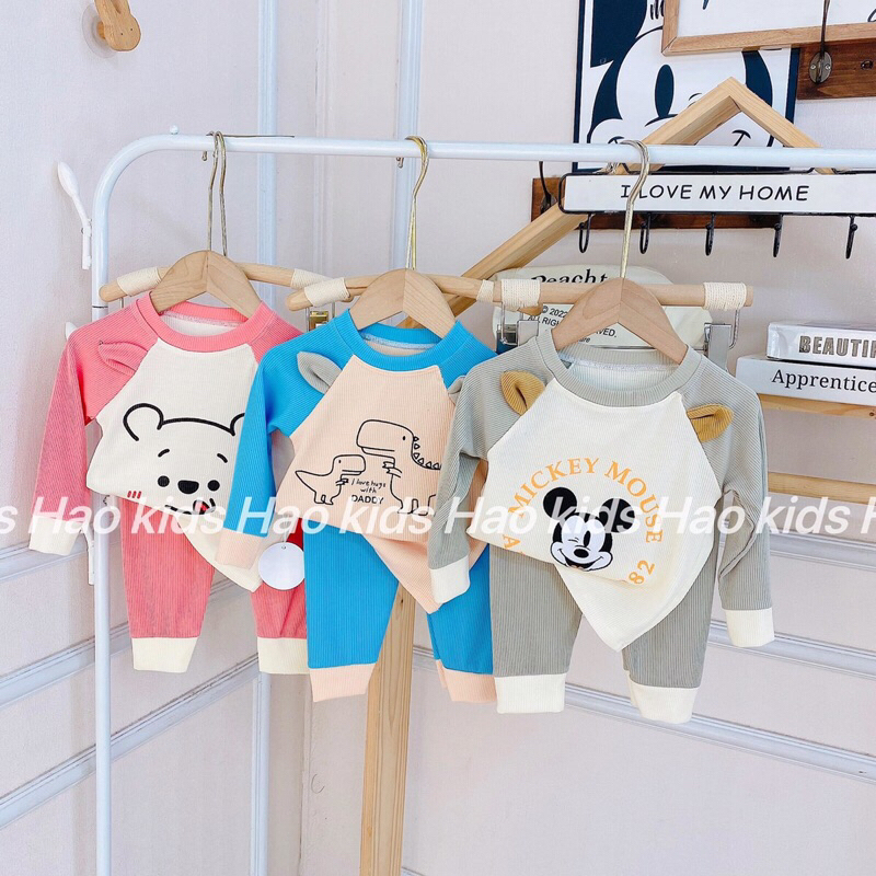 Bộ tăm lạnh dài tay cho bé