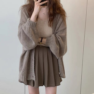 (big size) chân váy xếp ly trong có quần C042