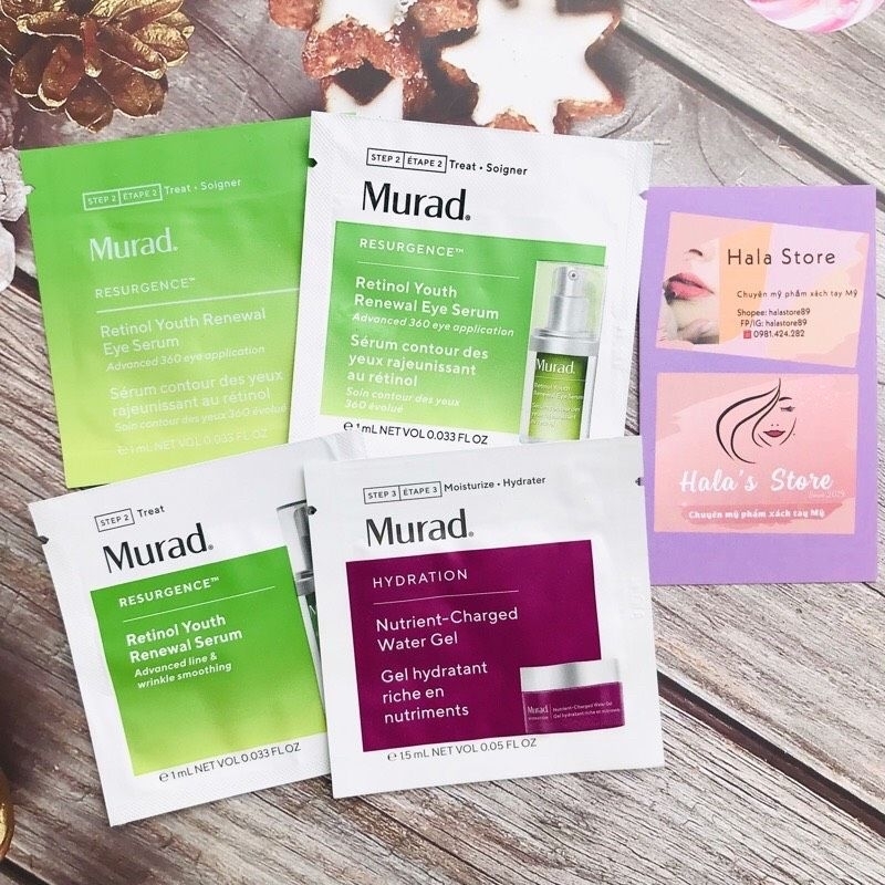 Mẫu thử Tinh chất dưỡng chống lão hoá Murad Retinol Youth Renewal Serum
