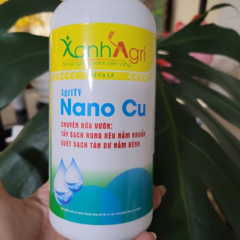 Nano đồng rửa vườn xử lý,đất lọ 500ml