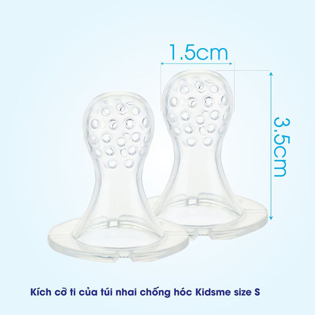 Ty nhai rời thay thế dùng cho túi nhai chống hóc Kidsme, túi 1 cái