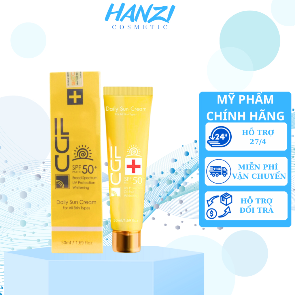 Kem chống nắng CGF Hàn Quốc SPF50+ PA+++ - Không bết dính, lên tông trắng hồng