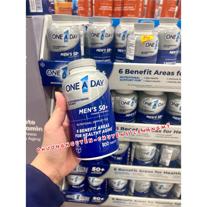 Viên Uống Bổ Sung Vitamin Tổng Hợp Cho Nam Trên 50 Tuổi • ONE A DAY MEN'S 50+