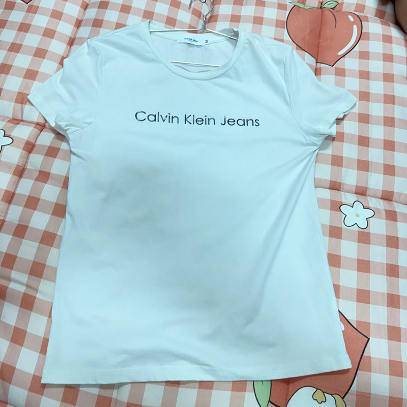 Áo thun nam nữ màu trắng cô tròn