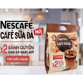 Cà phê hòa tan nescafé 3in1 cà phê sữa đá 600g
