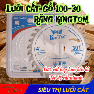 Lưỡi Cưa Gỗ 110mm-30 Răng KingTom - Chuyên Gỗ Có Đinh