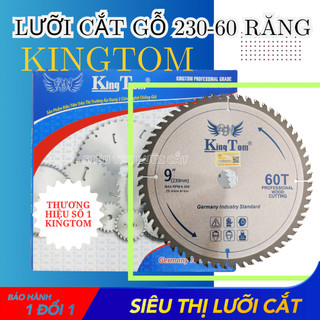 Lưỡi Cưa Cắt Gỗ size 230-60 Răng KingTom - Chuyên Gỗ Có Đinh