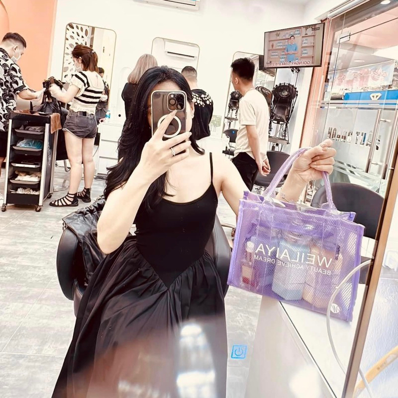Túi xách Weilaiya Tote bag lưới ,thời trang ,đa năng