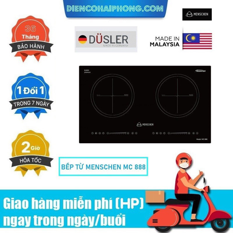 Bếp từ đôi Dusler DL7810 Plus