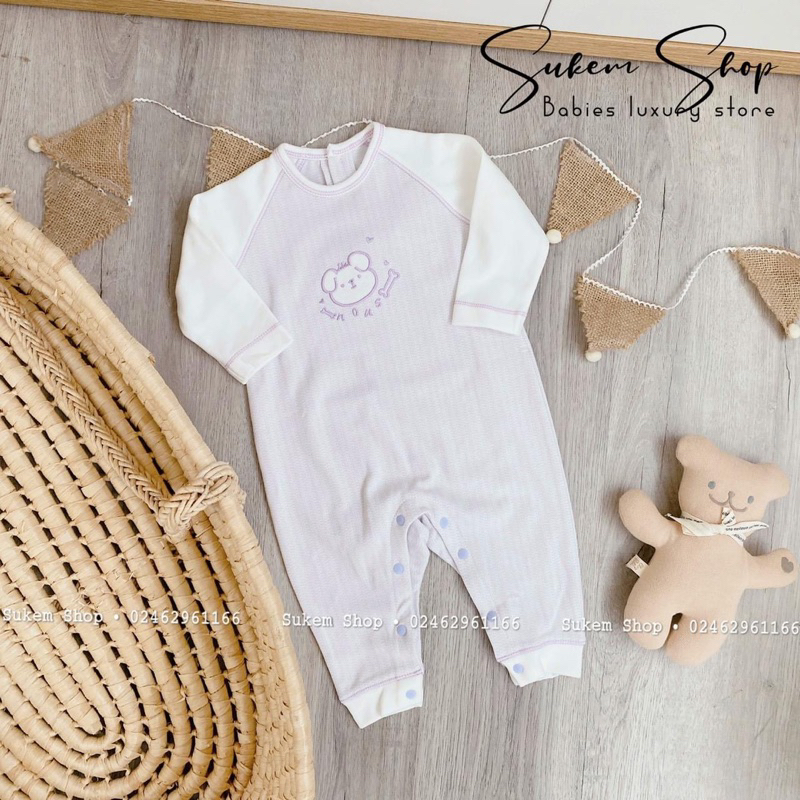 Nous- Bộ Body dài tay cho bé từ 0-12 tháng