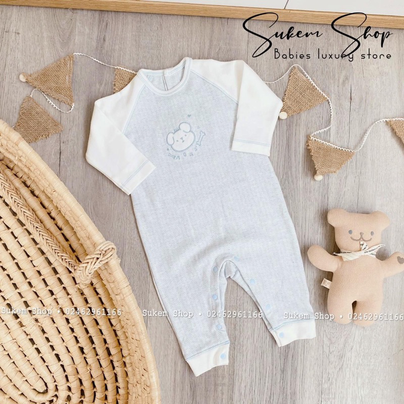 Nous- Bộ Body dài tay cho bé từ 0-12 tháng