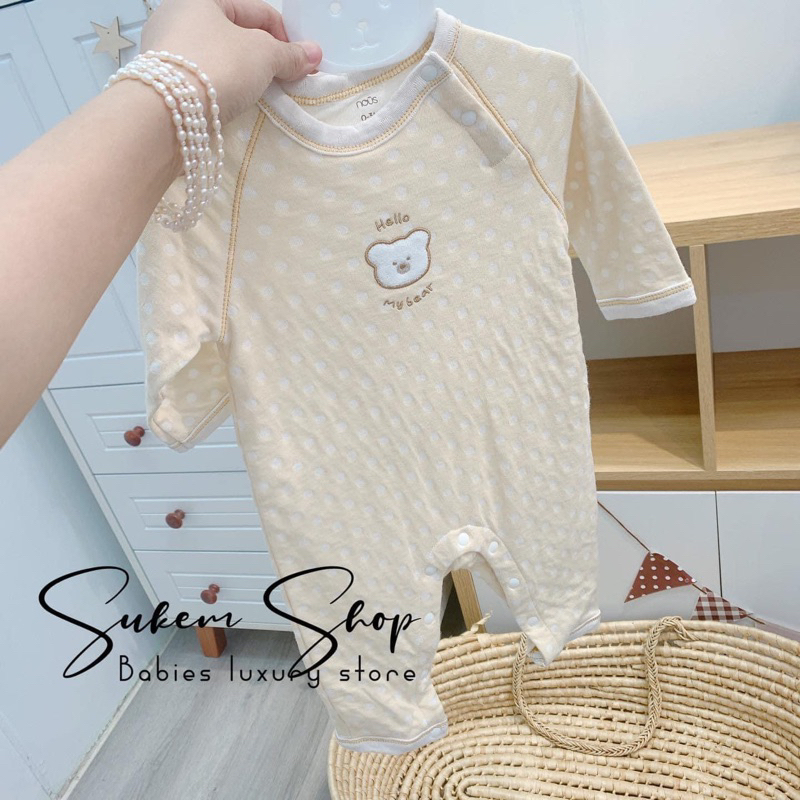 Nous- Bộ Body dài tay cho bé từ 0-12 tháng