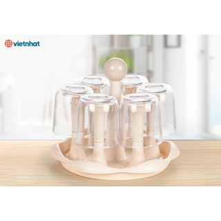 Khay cắm 6 cốc, khay cắm 6 ly, khay úp cốc Việt Nhật