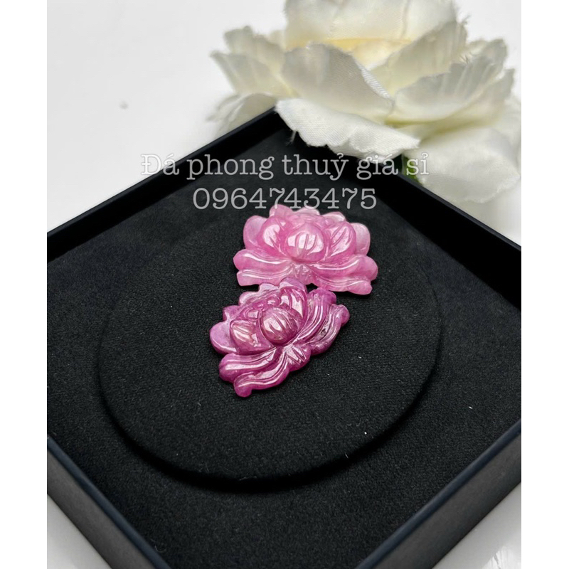 Mặt dây chuyền hoa sen ru by nguyên bản tu nhien siêu đẹp Vip