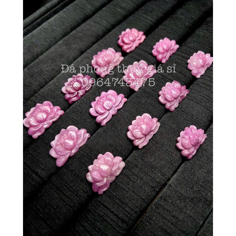 Mặt dây chuyền hoa sen ru by nguyên bản tu nhien siêu đẹp Vip