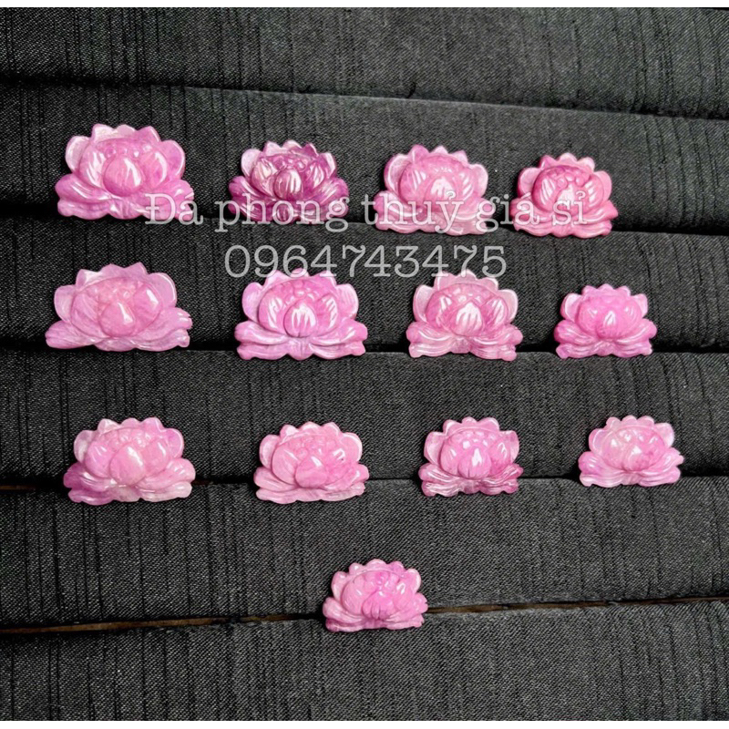 Mặt dây chuyền hoa sen ru by nguyên bản tu nhien siêu đẹp Vip