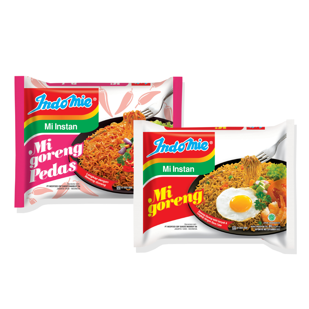 Mì Xào Khô Indomie Đủ Vị
