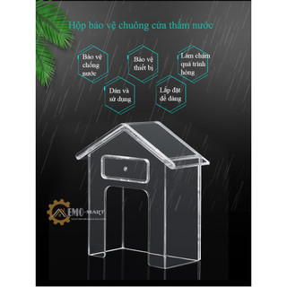 ⚡️Hot Hot⚡️ Hộp chống nước, va đập cho nút chuông cửa, Bảo vệ cho thiết bị được an toàn, Nhựa PC trong suốt, ...