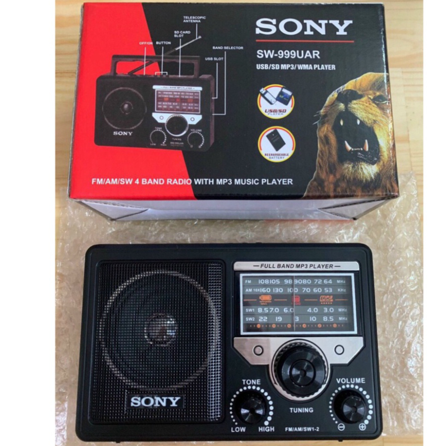 Radio nghe Đài SW-999AC 999UAR 902 | Đài nghe FM, AM,SW Radio cho người già  bảo hành 12 tháng