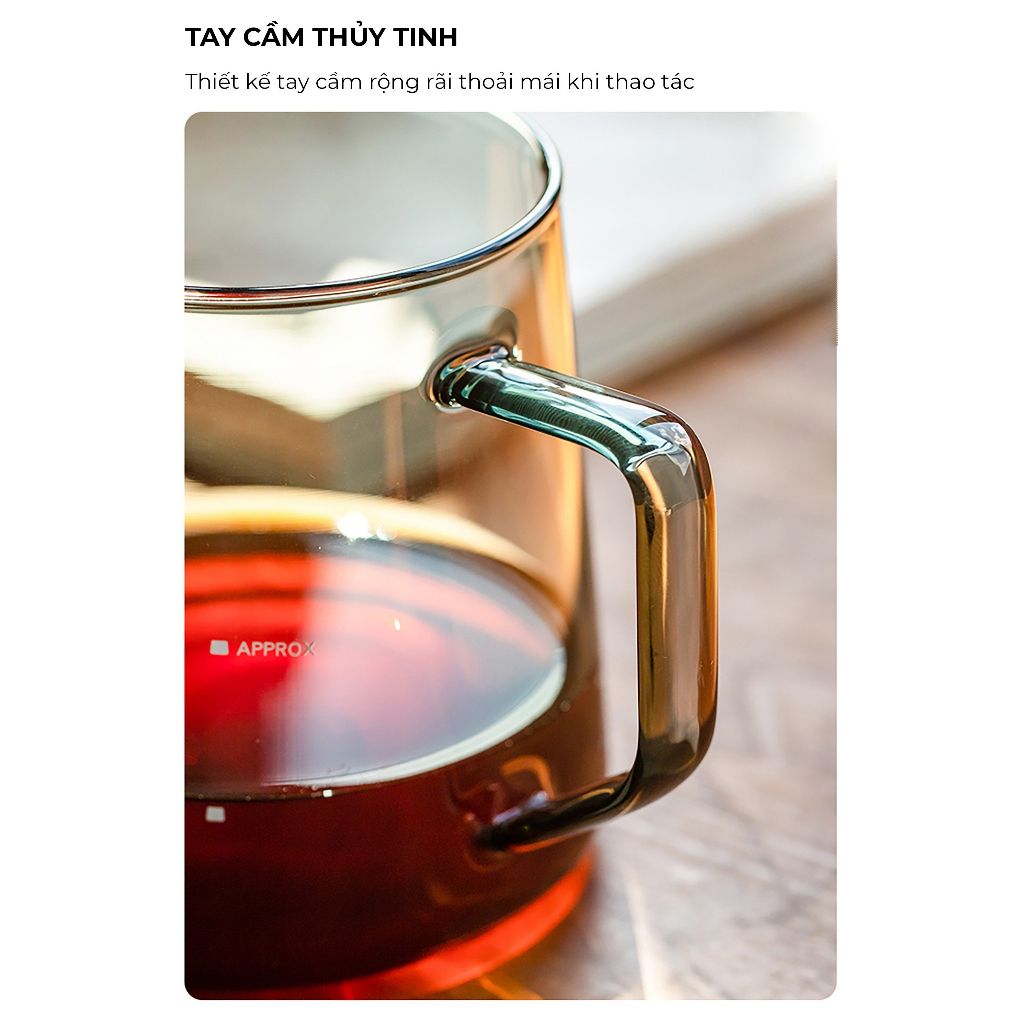 Volcano Bình thuỷ tinh phục vụ cà phê CAFEDE KONA