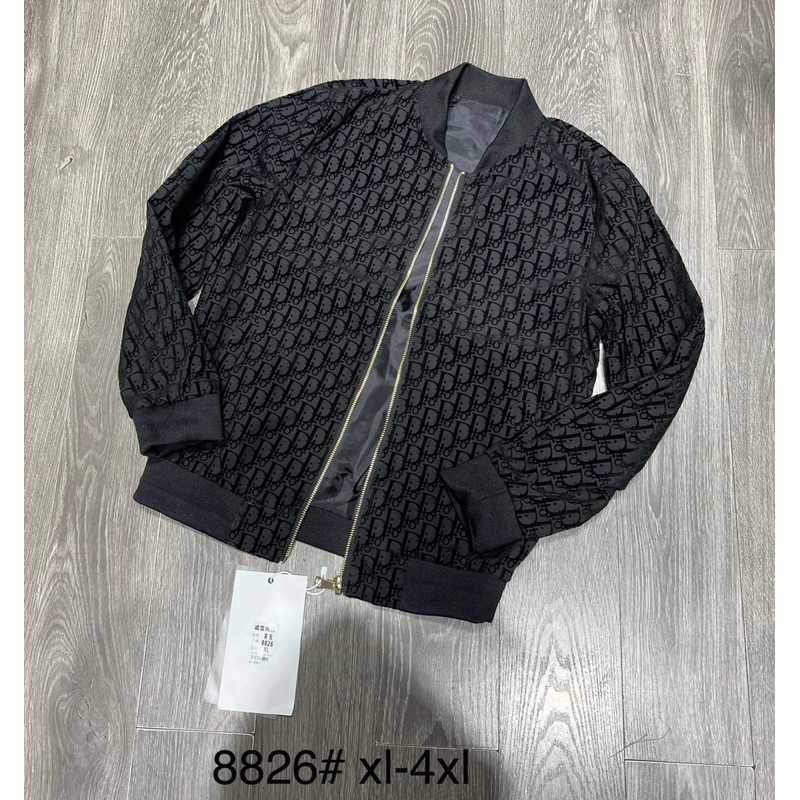 Áo khoác gió Bomber Dior vân nhung