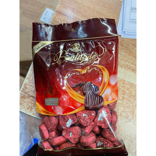 Socola Beatitude Viên Tim đỏ Túi 500g