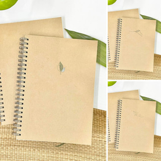 Sổ tay cỡ A5 bìa Kraft in tên cá nhân nhiều mẫu 120 trang_Guden Stationery