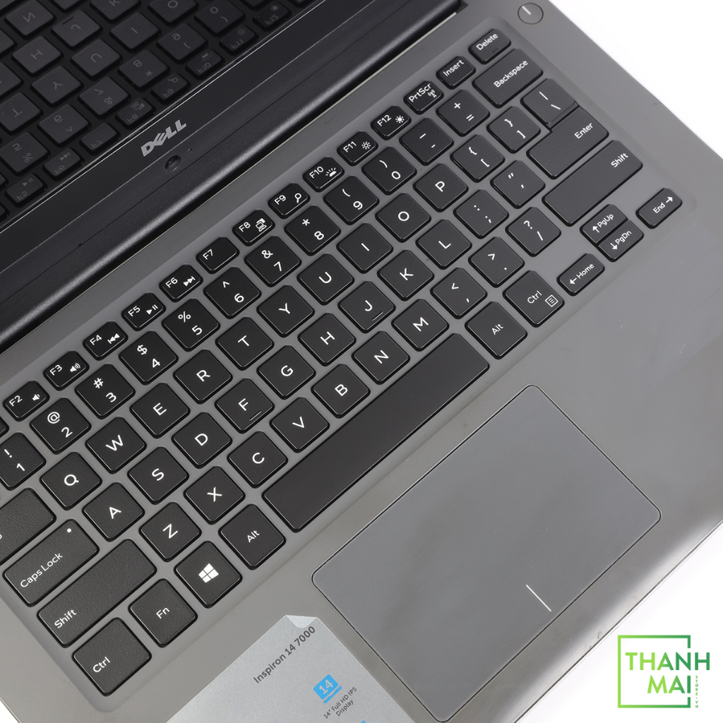 Laptop cũ DELL Inspiron 7472 | Intel Core I7-8550U | Ram 8GB | SSD 128GB + HDD 1TB | 14” FULL HD IPS
