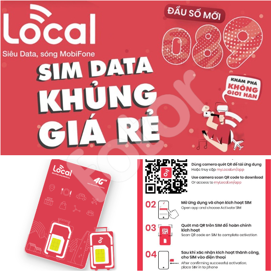 SIM 4G MOBILE LOCAL SIÊU DATA (DÙNG SÓNG MOBIFONE) FREE THÁNG ĐẦU