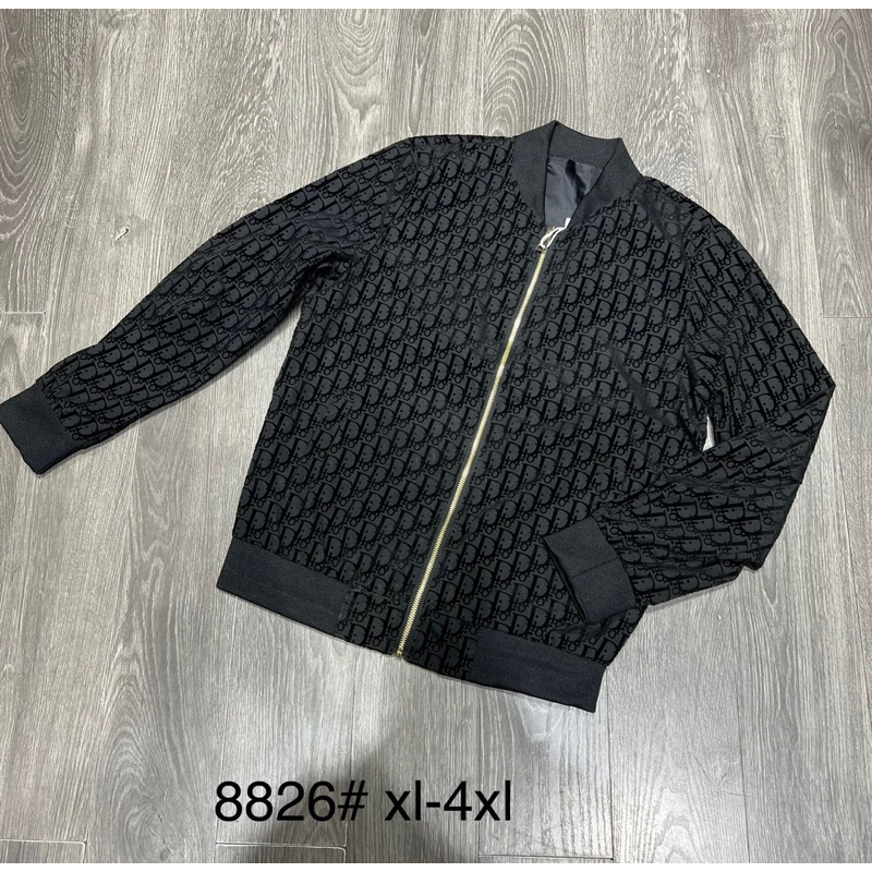Áo khoác gió Bomber Dior vân nhung