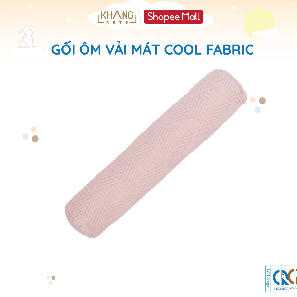 Gối Ôm Vải Mát CoolFabric Khang Home - Công Nghệ Vải Mát Tản Nhiệt Nhanh, Mát Dịu Tức Thì