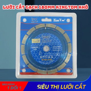 Lưỡi cắt gạch size 180mm kingtom khô - đĩa cắt siêu bén, siêu bền cho granite - bê tông cốt thép