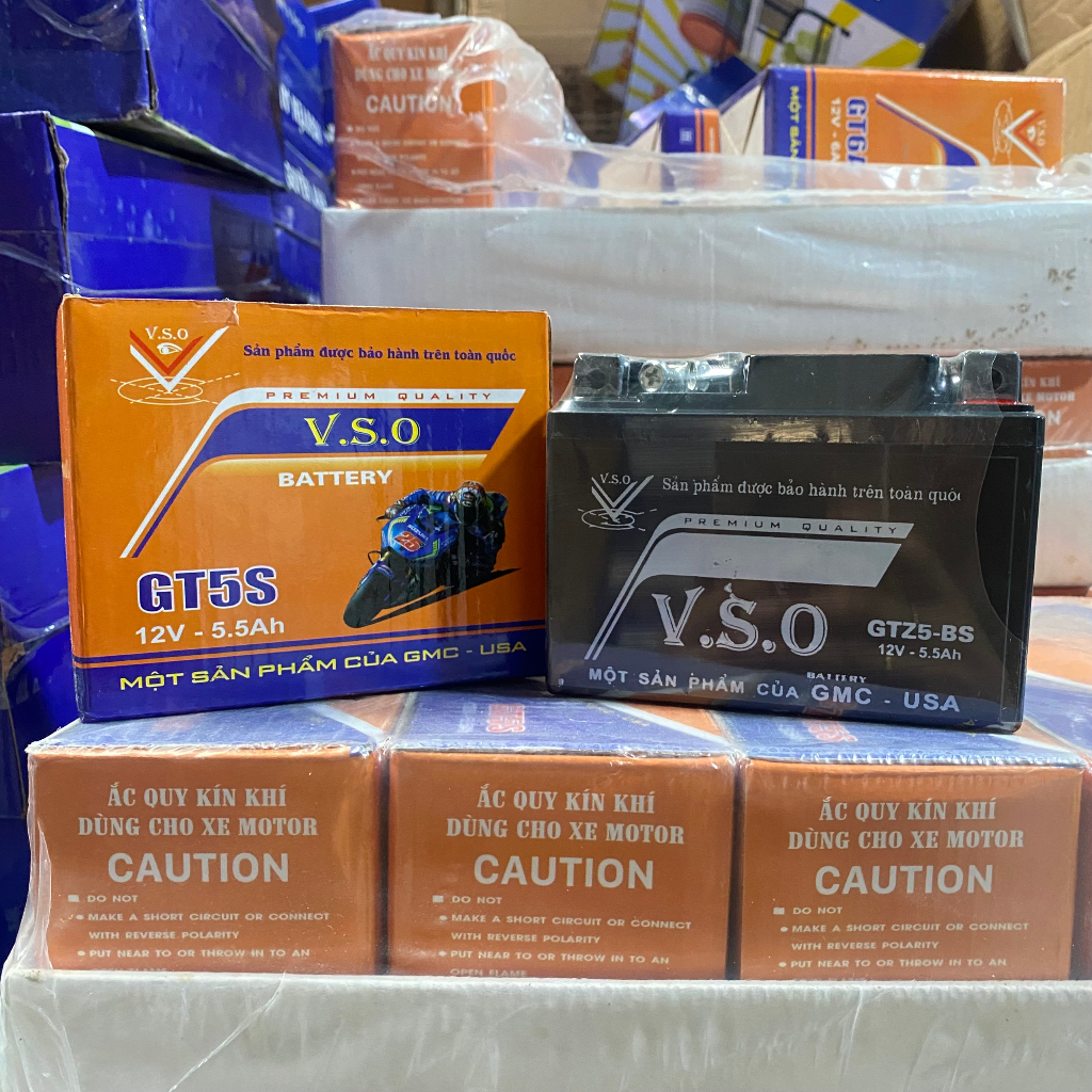 Bình ắc quy V.S.O GT6A - hàng chính hãng GMC-USA